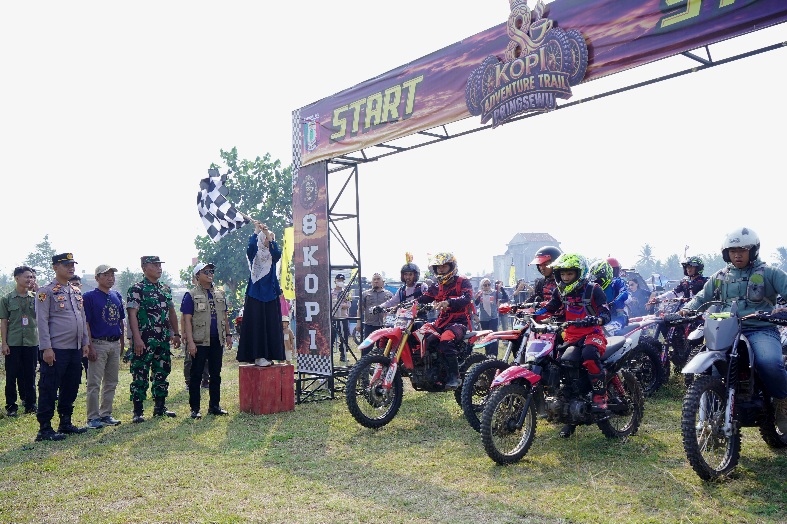 Bupati Riyanto Apresiasi 8 Kopi Trail Adventure: Ngopi, Ngetrabas, Ngumpul Bareng Bangkitkan Semangat dan Ekonomi Pringsewu